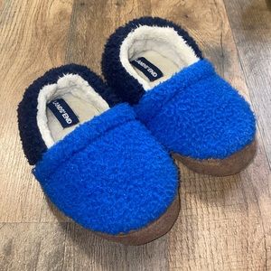 Lands’ End Blue & Navy Slippers Size 11